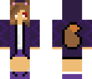 purple wolf girl