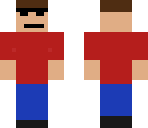 cool guy in a red shirt