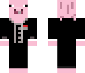 pig in a suit