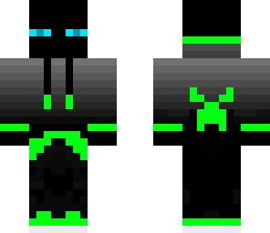 cool green ender man