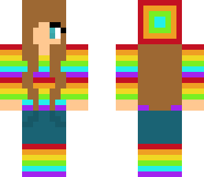 rainbow girl