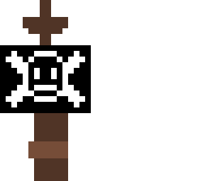 pirate ship jolly roger and crow's nest