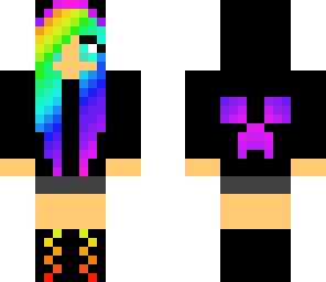 tiger rainbow girl