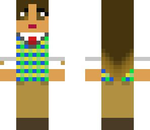 sweater vest girl-brunette