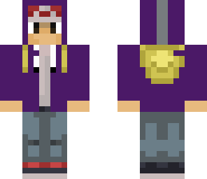 purple pokemon trainer