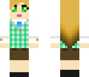 sweater vest girl-blonde