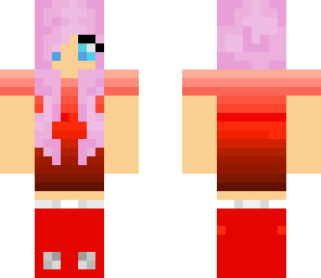 pink hair girl