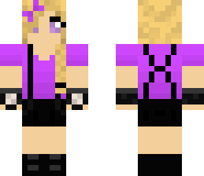 purple suspenders