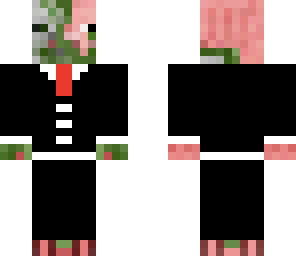 zombie pig man with tuxedo