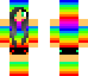 rainbow girl