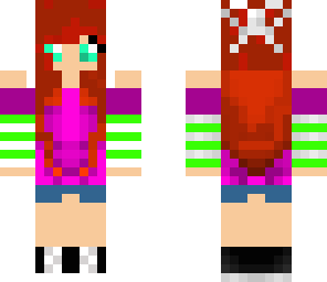 colorful scene girl