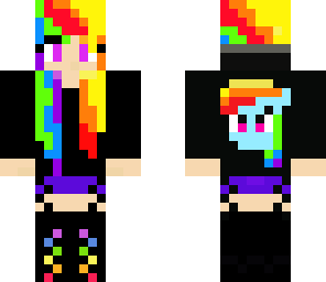 rainbow dash girl skin