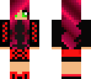 red suit girl