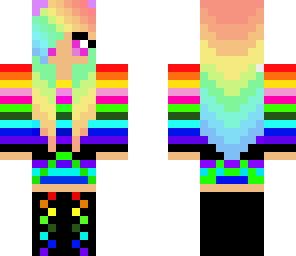 rainbow girl