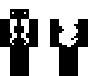 black and white