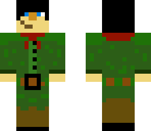 green dude without white patches