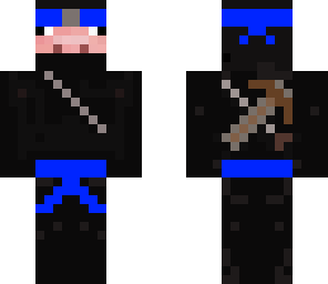 ninja pig blue