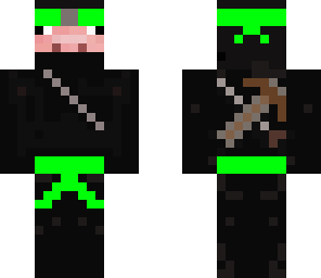 ninja pig green