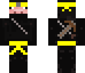ninja pig yellow