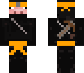 ninja pig orange