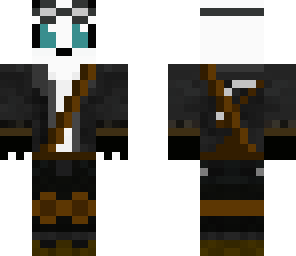 panda with glassed