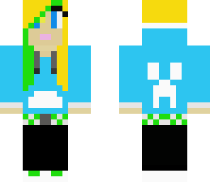 cyan green hoodie