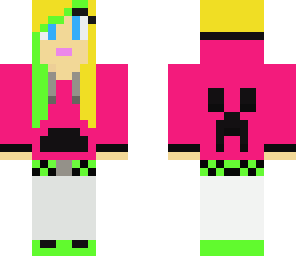 pink creeper hoodie