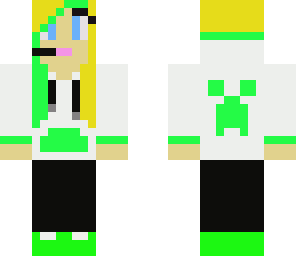 green creeper hoodie