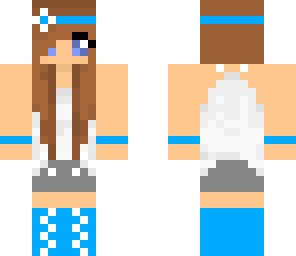 floral blue hippie girl