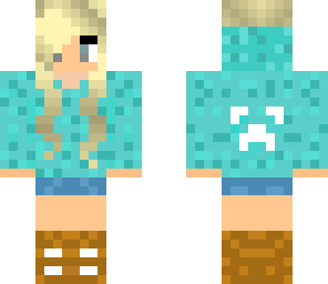 blonde hoodie girl edited