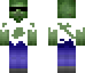 zombie with a hat with shades