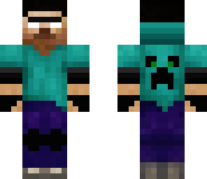 herobrine with a unibrow
