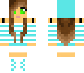 blue minegirl 