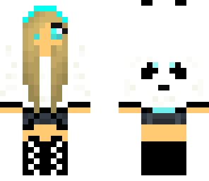 edited panda girl