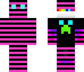 striped girl