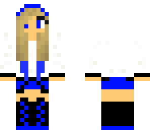 blue girl