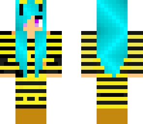 cute girl in bee suit