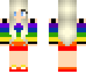 edited rainbow girl