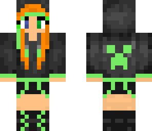 creeper hoodster girl