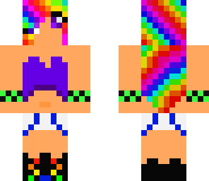 rainbow girl