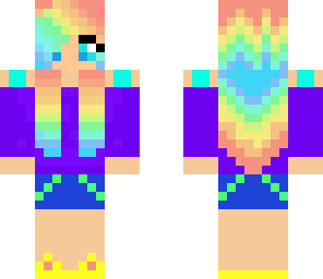 rainbow girl