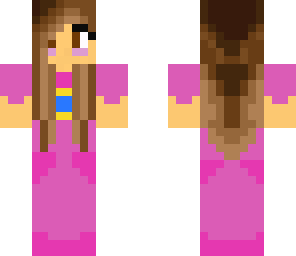 brown hair peach skin