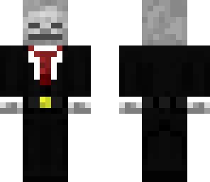 skeleton in suit