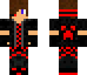 red teenager boy