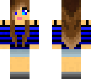 blue girl