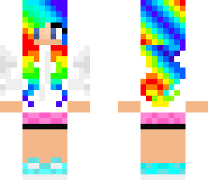 rainbow girl