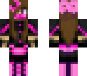 purple and pink ninja girl