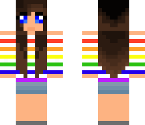 rainbow girl