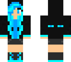 light blue ender girl