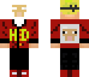 red boy with sheep mask